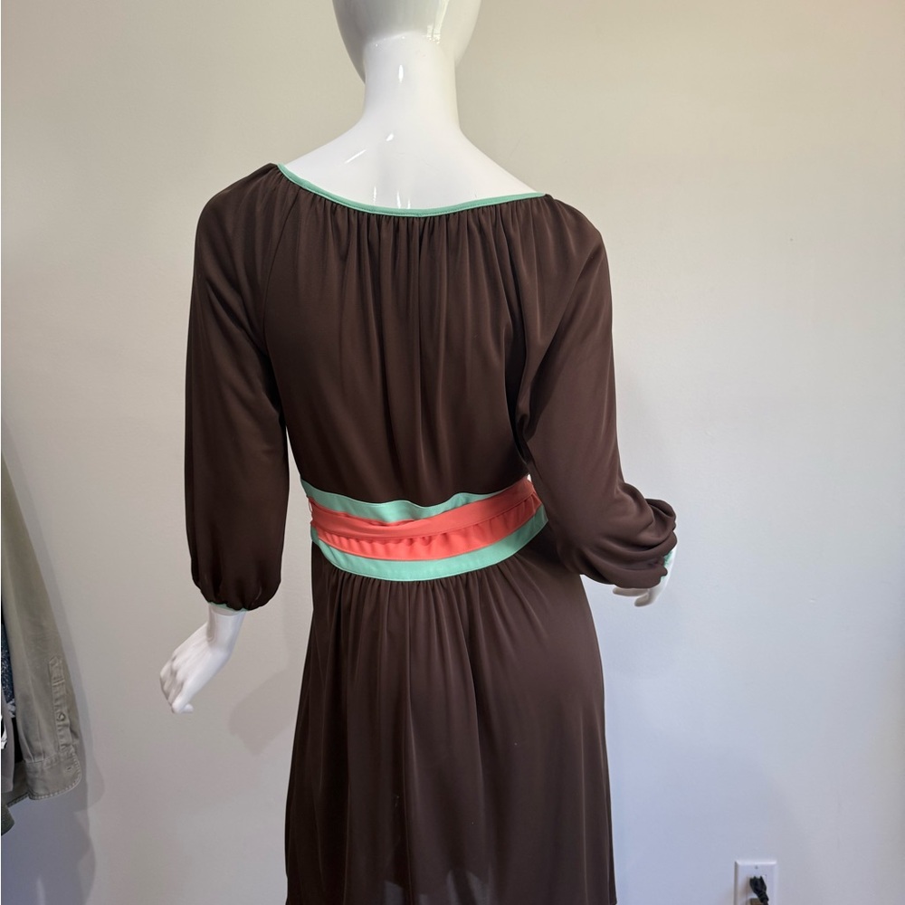 Original Vintage Milly of New York Y2K Retro Inspired Belted Dress - Picture 6 of 9